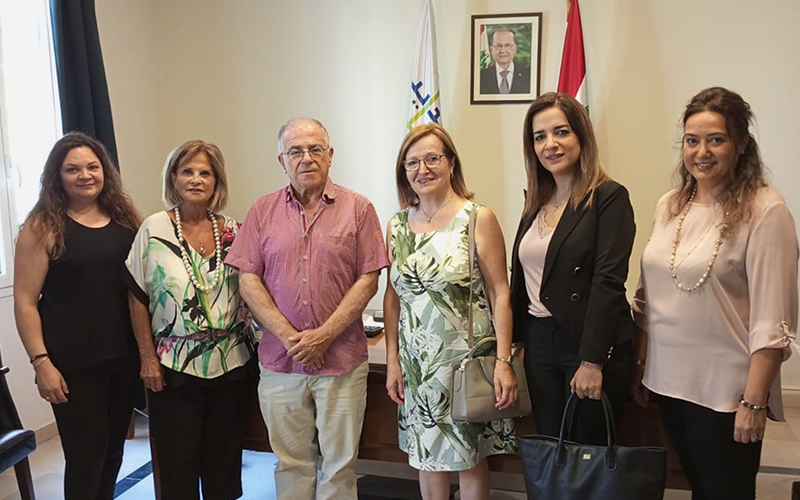 MUBS Visits Mayor Raymond Attieh of Jal El Dib to Ensure Future Collaboration 