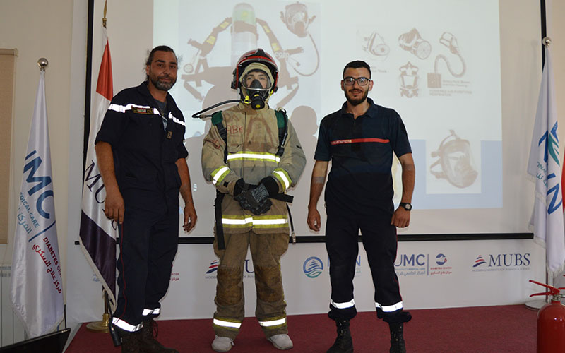 MUBS Collaborates with the LANA Association and Civil Defense for Fire Safety Awareness 