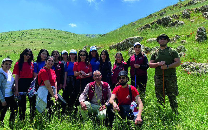 MUBS and the “Rashaya and Beyond” NGO Organize Captivating Hiking Event in Ain Arab