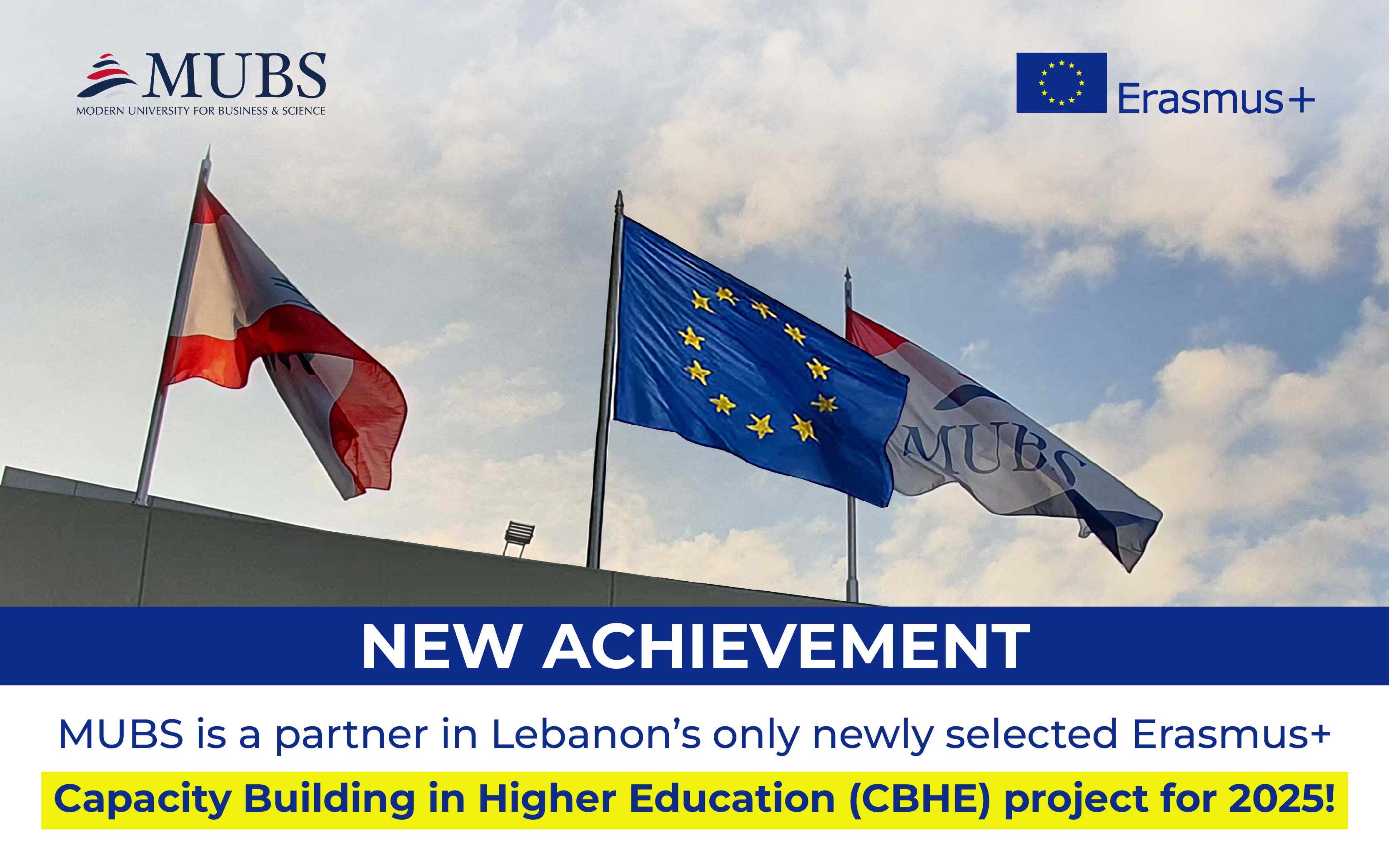 MUBS Partners in Lebanon’s Only New Erasmus+ Capacity Building Project for 2025