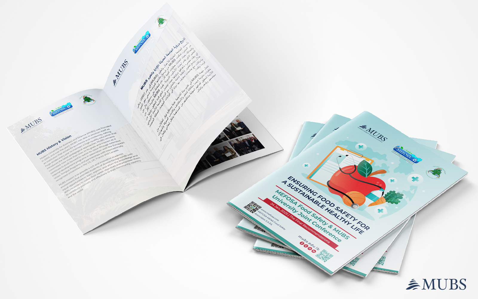 MUBS & MEFOSA Collaborate on 'Ensuring Food Safety for a Sustainable Healthy Life' Brochure